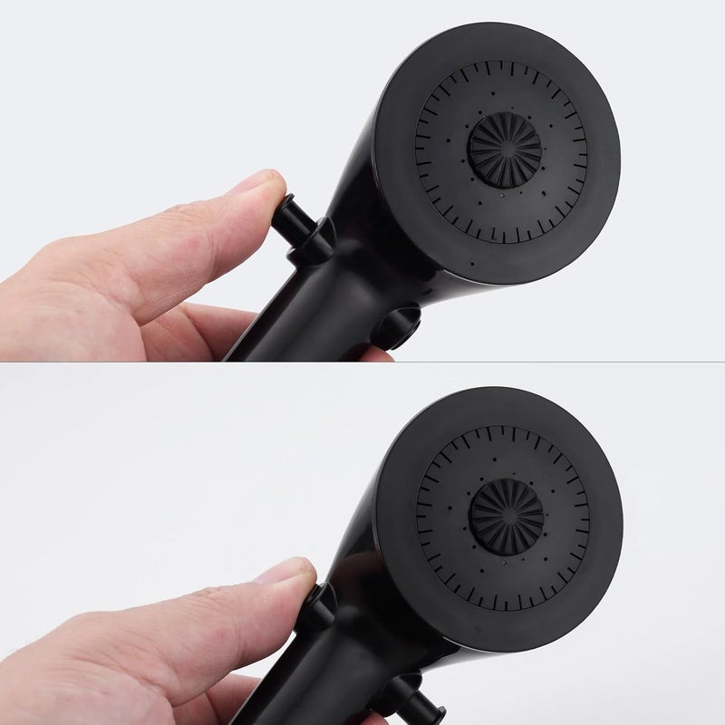 LavishStream RV Shower Head with Hose, High Flow Shower Head, for RV/Campers, Travel Trailer, Motorhome for Water Saving, with Pause Function and Handheld Shower Head Holder and Hose (Black) - Image 5